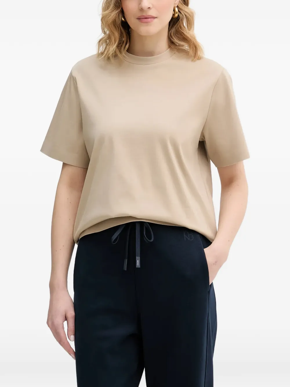 BOSS Eharpa short-sleeve T-shirt - Toni neutri