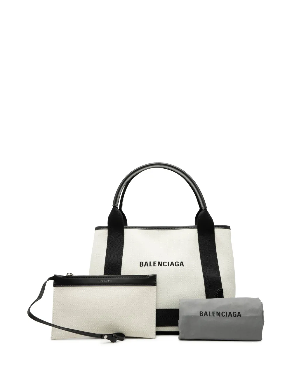 2008-2021 Canvas Navy Cabas S Tote Bag