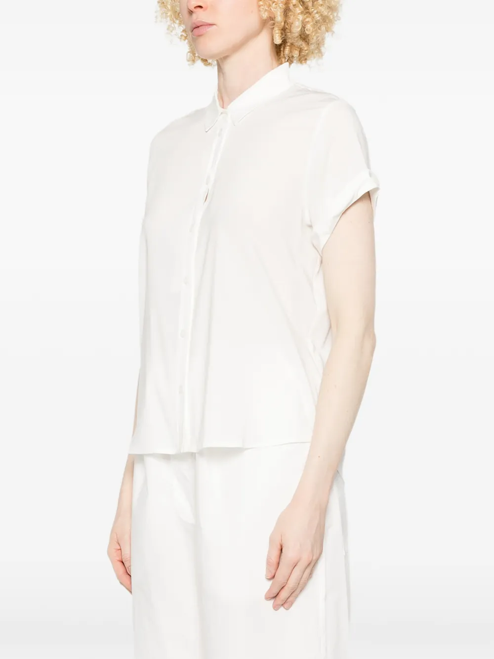  Samsoe Samsoe Majan Ss Buttoned Shirt - White 