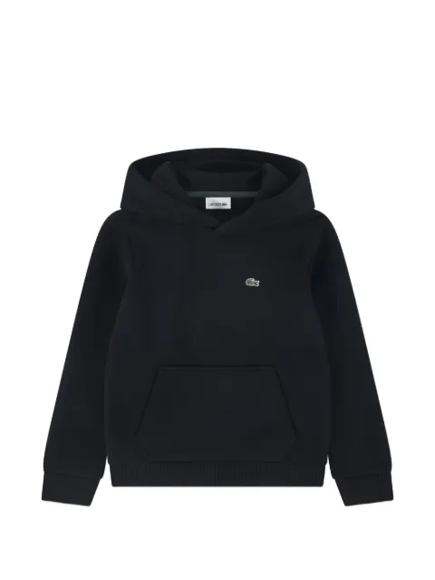 Lacoste Kids logo hooded sweatshirt
