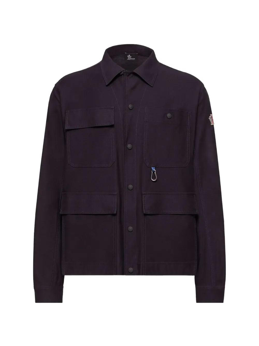 Moncler Grenoble Jack met zakdetail Blauw