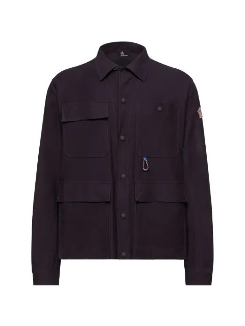 Moncler Grenoble cotton gabardine shirt jacket