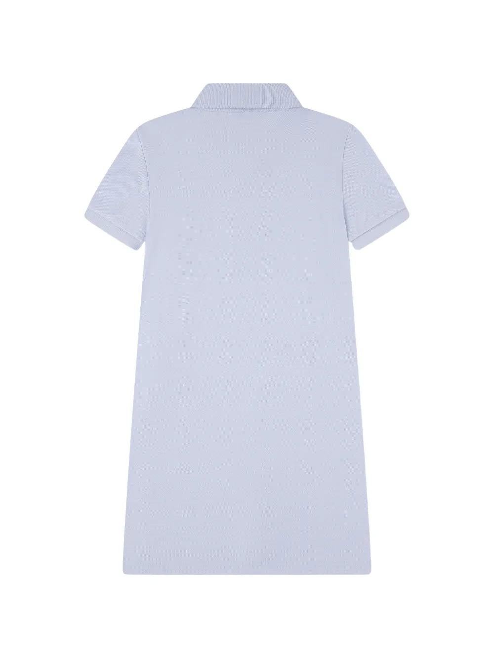 Lacoste Kids Jurk met zak met knoop Blauw