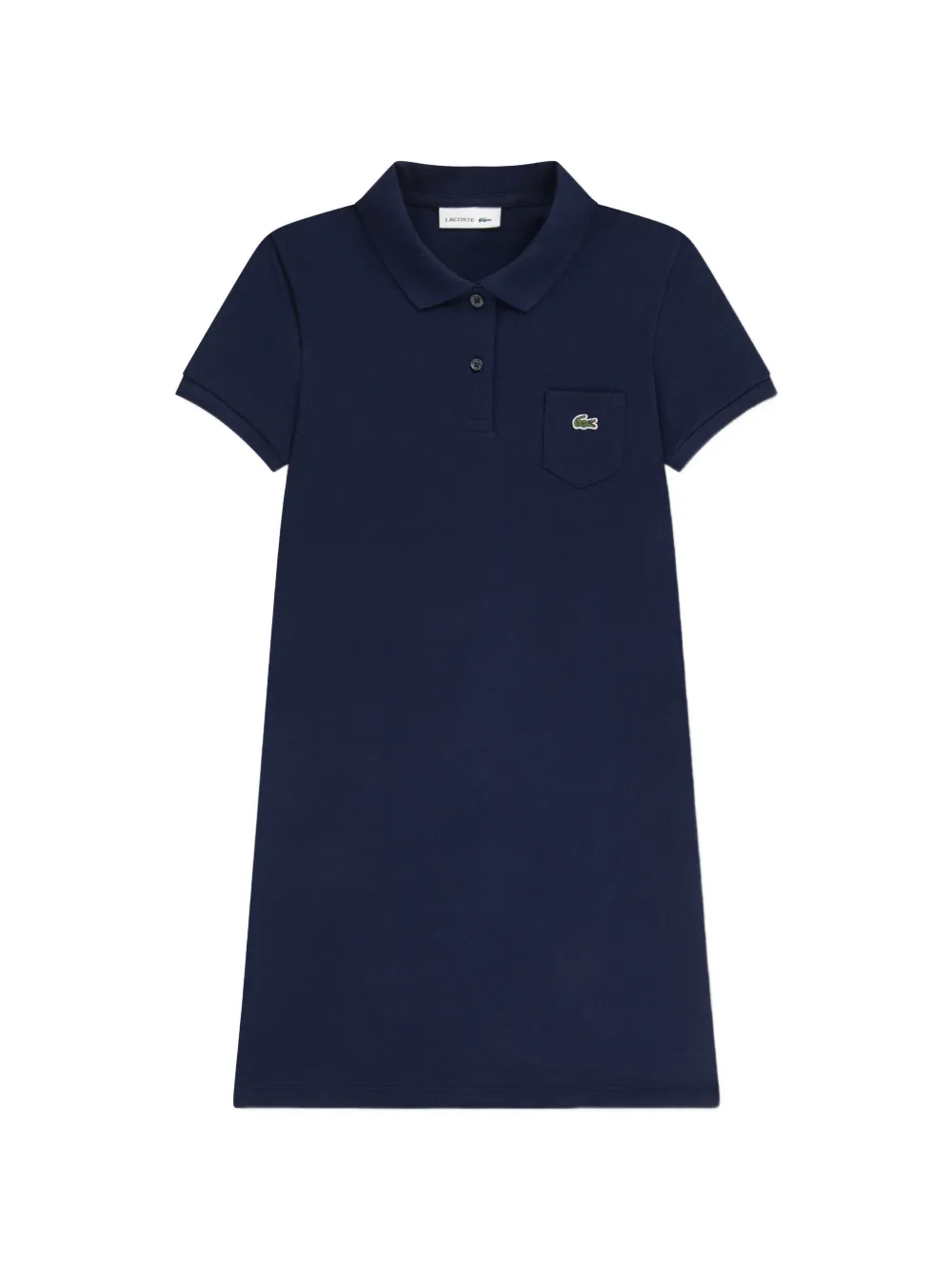 Lacoste Kids polo pocket dress - Blu