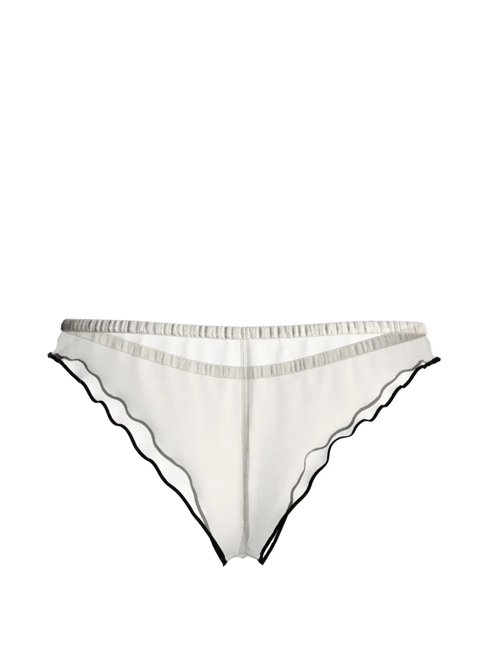 Maison Close La Parisienne tanga met ruches Beige