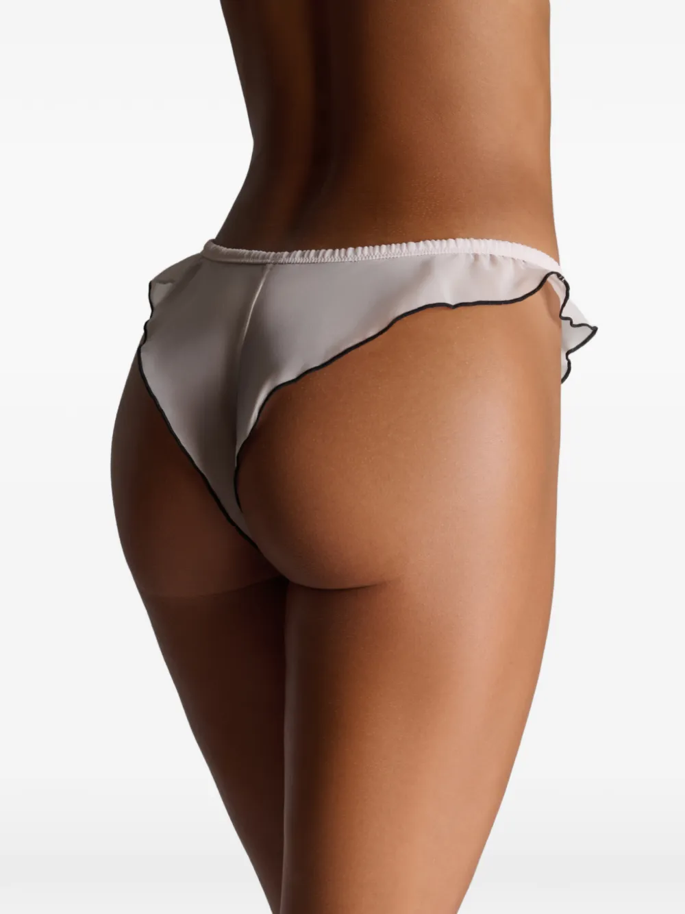 Maison Close La Parisienne tanga met ruches Beige