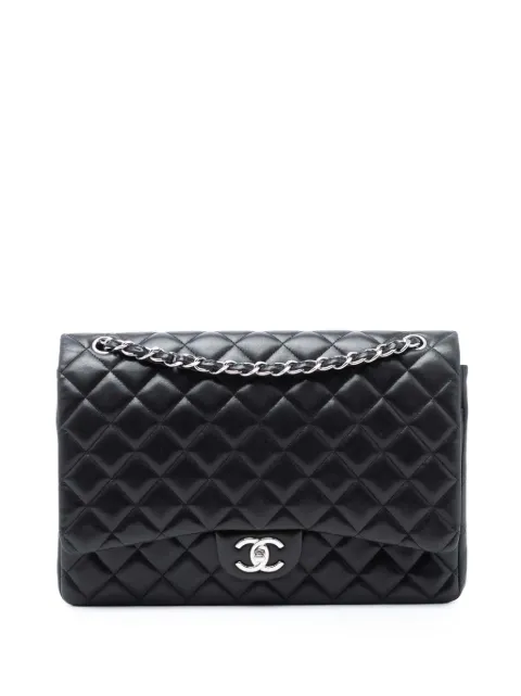 CHANEL Pre-Owned 2011 Maxi Classic Lambskin Double Flap shoulder bag