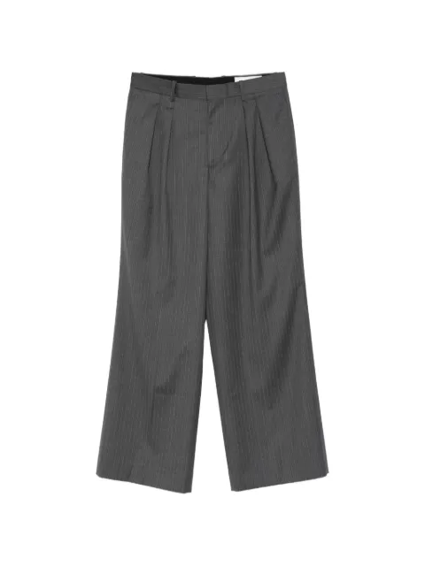 TONYWACK striped pleated tailored trousers