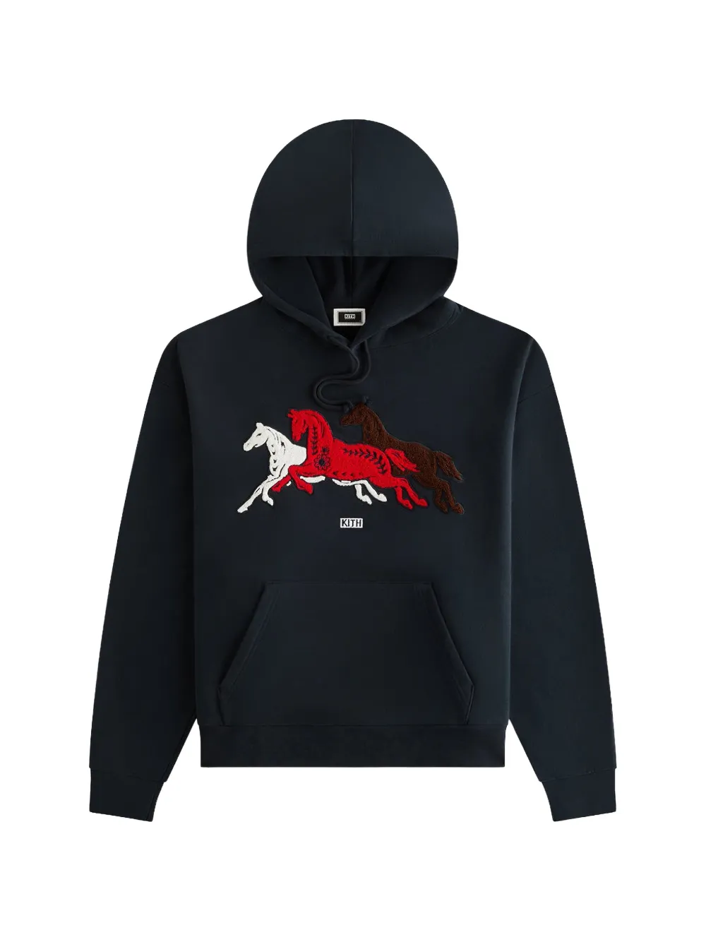 KITH horse graphic hoodie - Blu