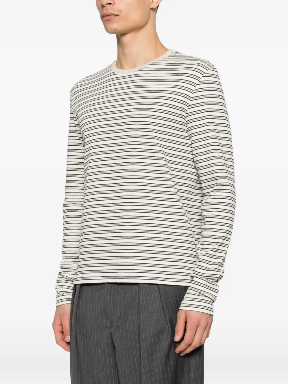  Tonywack Striped Sweatshirt - Neutrals 