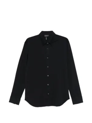 Emporio Armani ロングスリーブ シャツ | ブラック | FARFETCH JP