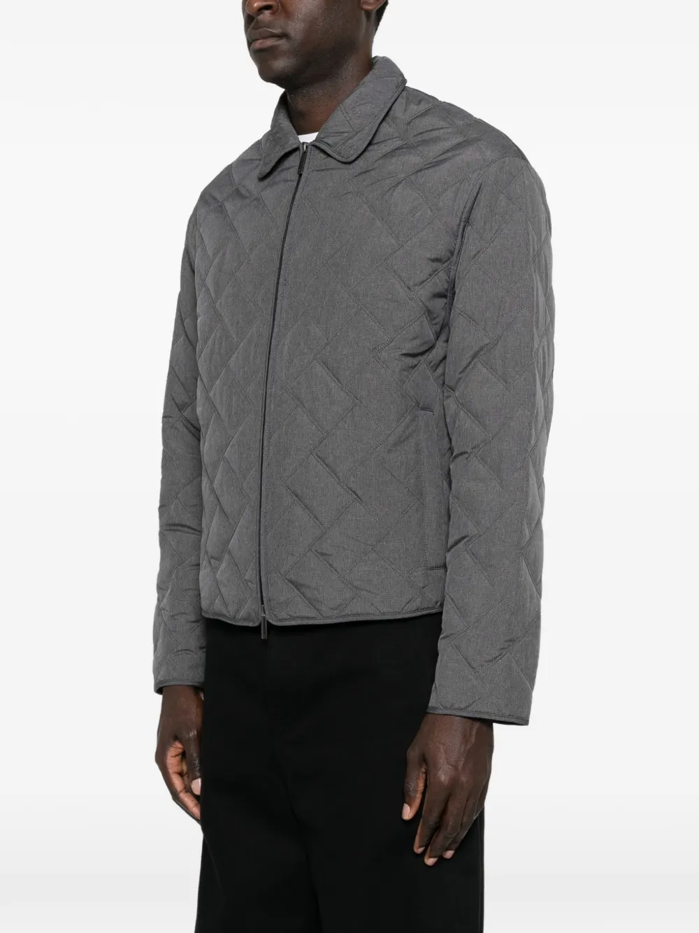 Emporio Armani Jack met ritssluiting Grijs