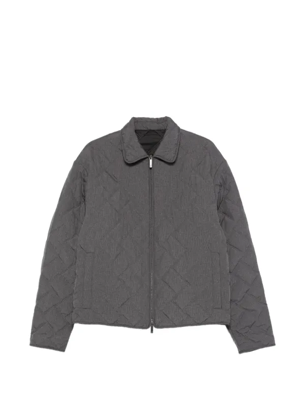Emporio Armani キルティング ジャケット | グレー | FARFETCH JP