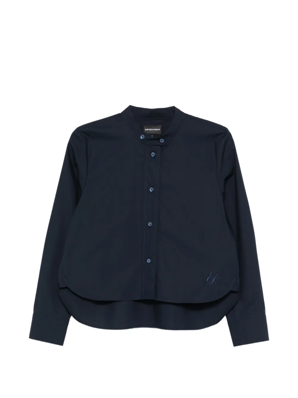 Emporio Armani embroidered shirt - Blue