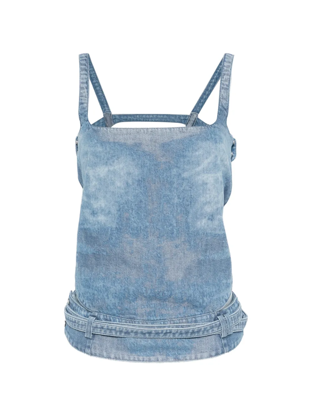Diesel square neck top - Blu