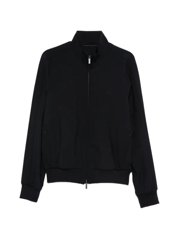 Emporio Armani ジップアップ ジャケット | ブルー | FARFETCH JP