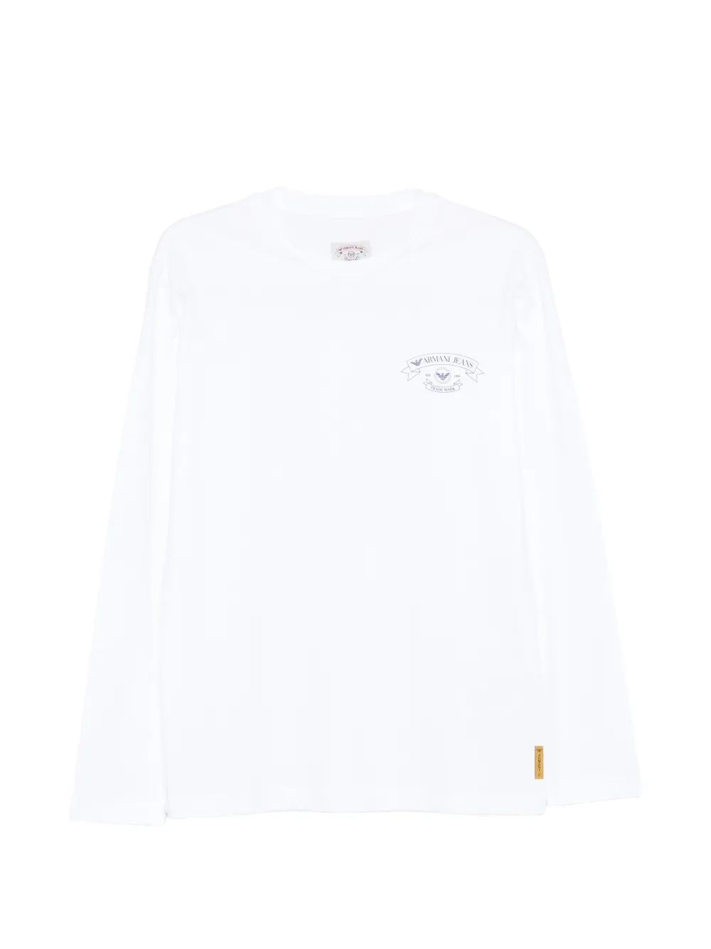 Emporio Armani Langärmeliges T-Shirt - Weiß