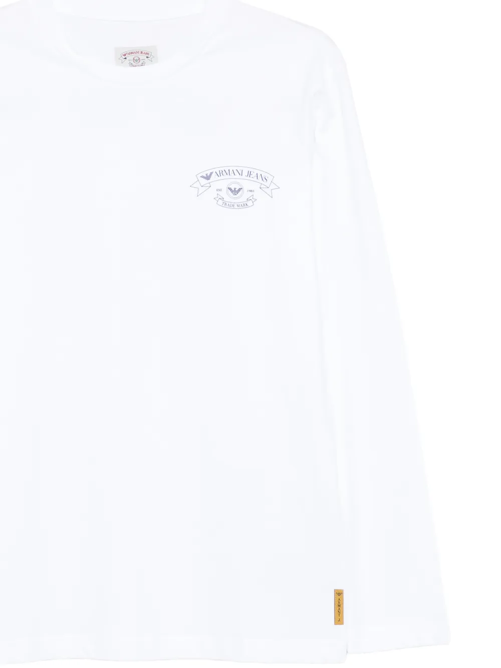 Emporio Armani T-shirt met lange mouwen Wit