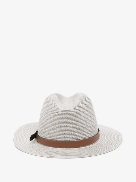 Emporio Armani sombrero fedora con cinturón