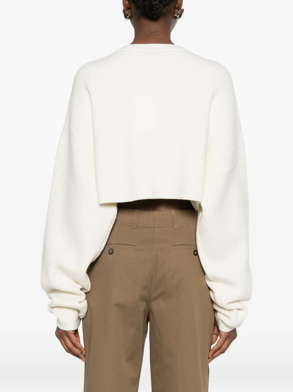 TOTEME Cropped vest Beige
