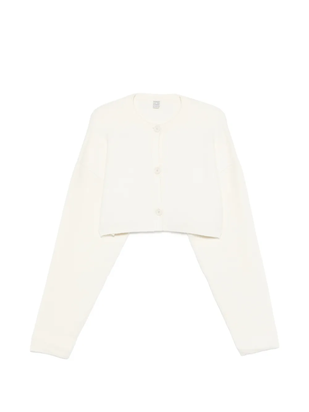 TOTEME cropped cardigan - Nude