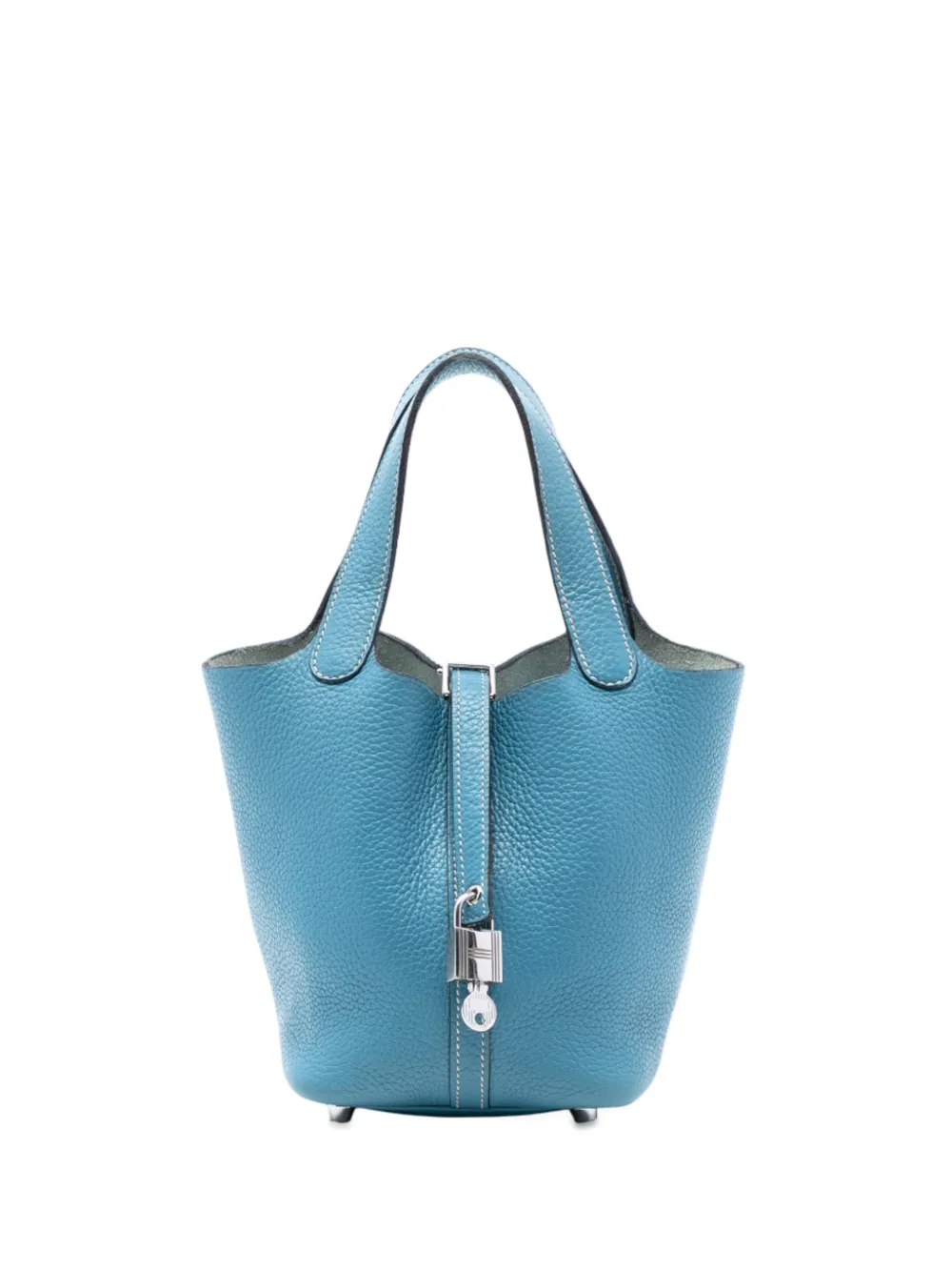 Hermès Pre-Owned 2014 Clemence Picotin Lock 18 handbag - Blu