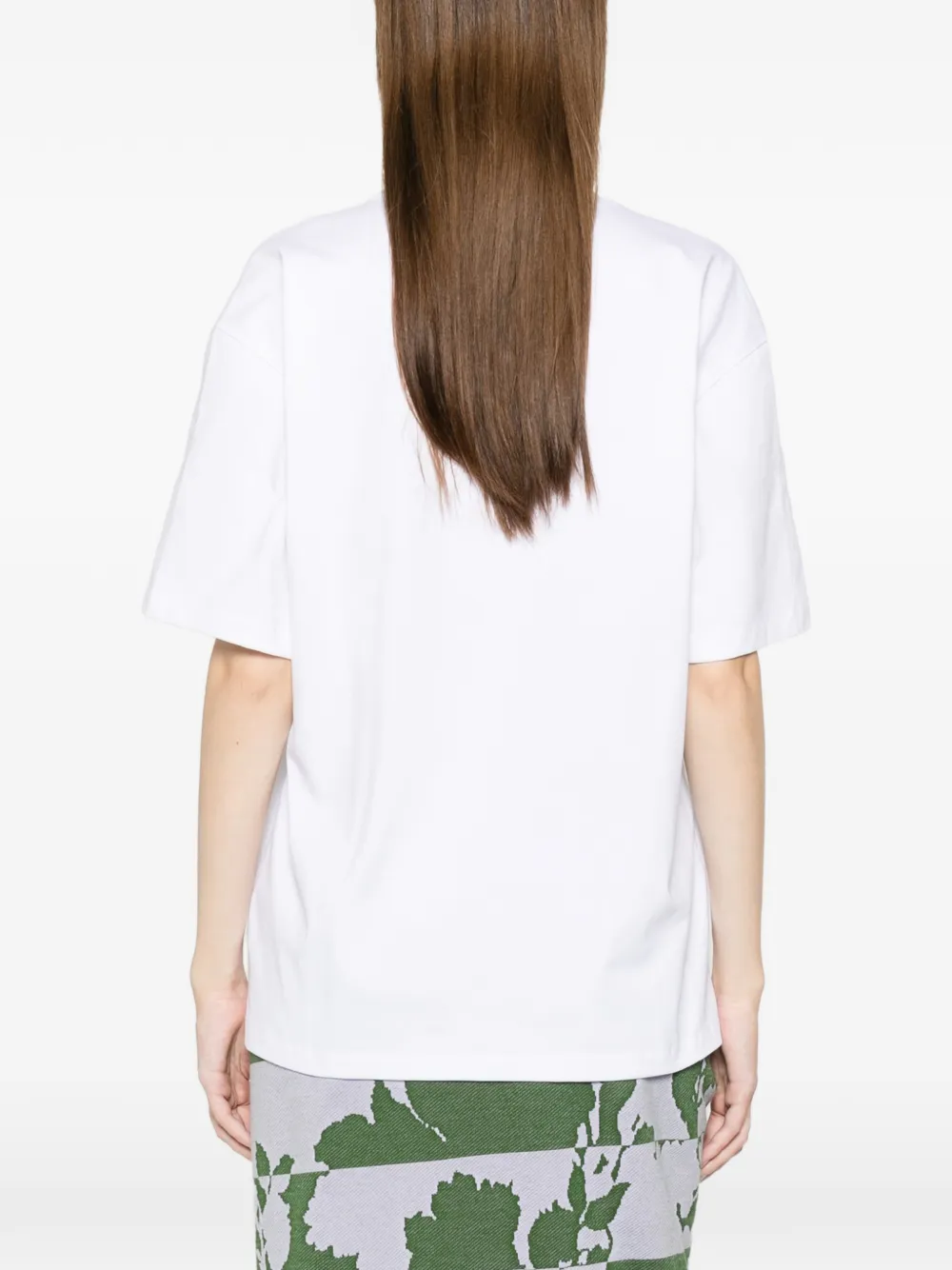GANNI T-shirt met print Wit
