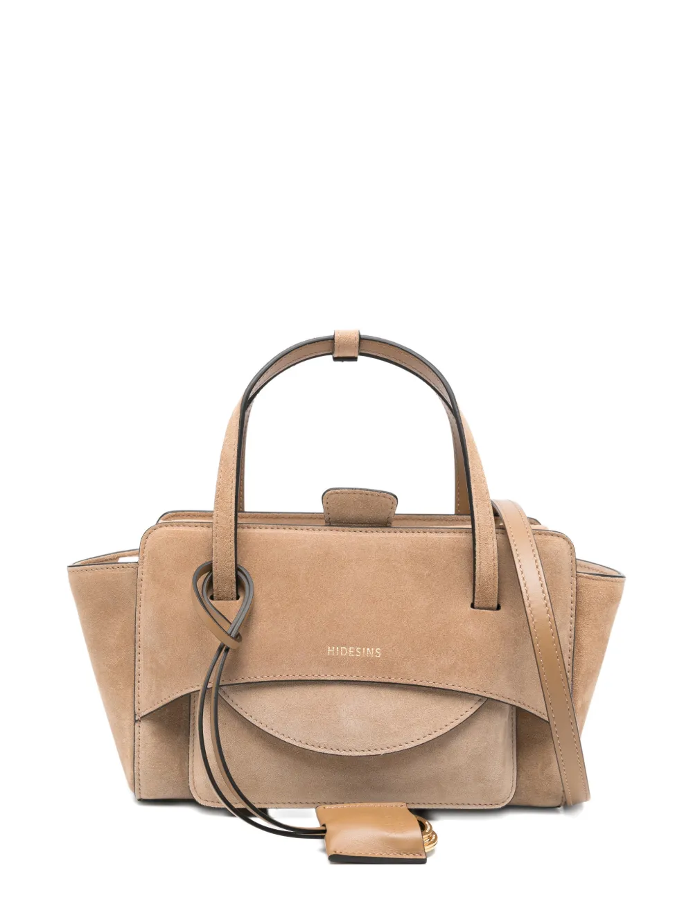 HIDESINS small Flap tote bag - Marrone