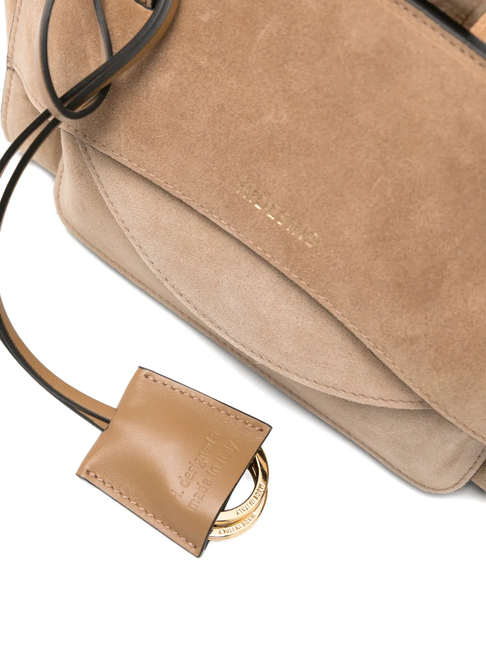 HIDESINS Kleine Flap shopper Beige