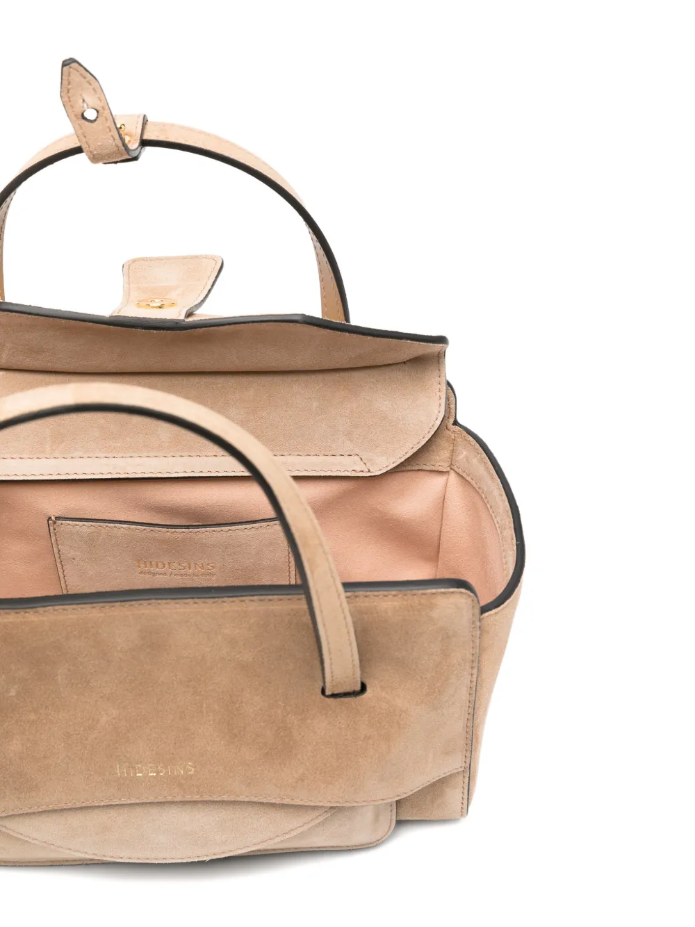 HIDESINS Kleine Flap shopper Beige
