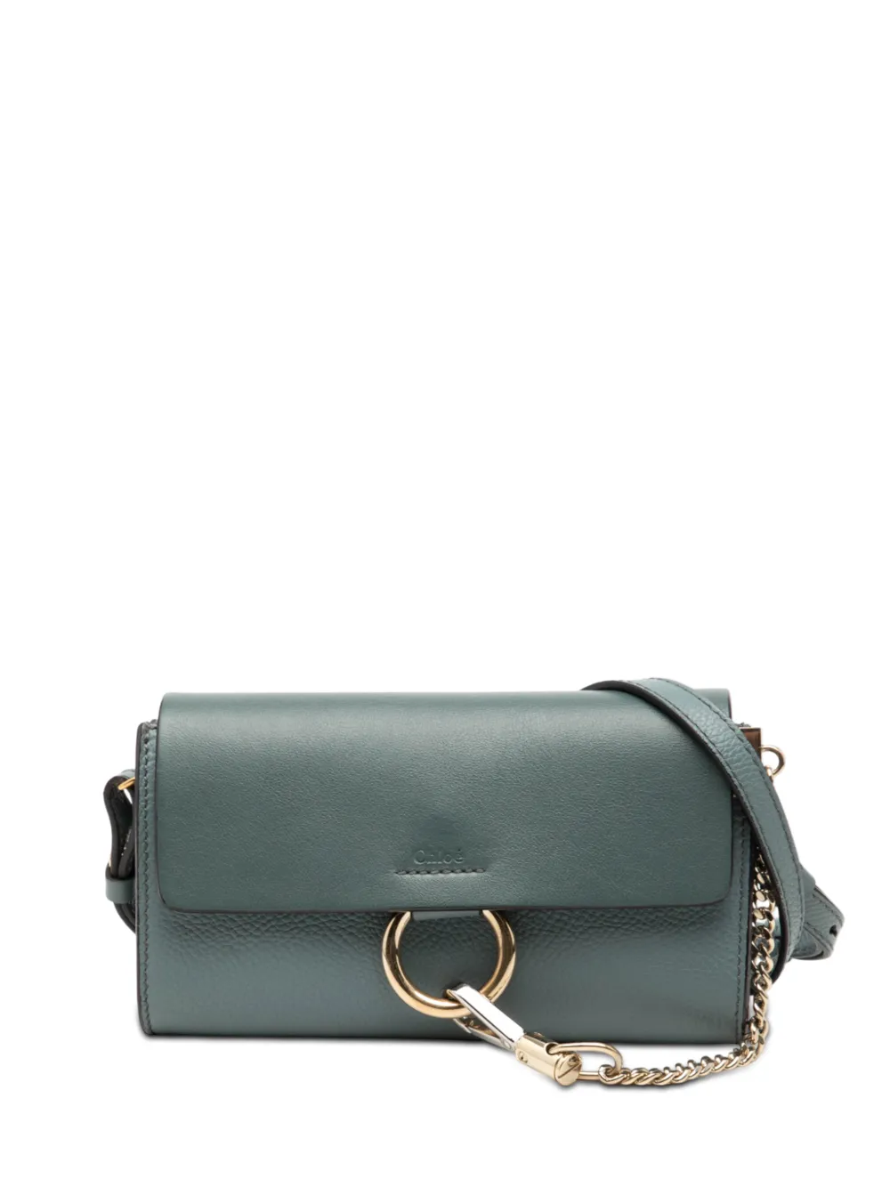 Chloé Pre-Owned 2015 Mini Calfskin Faye crossbody bag - Blu