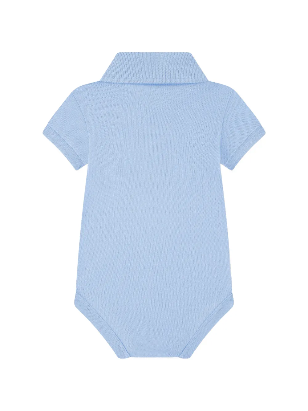  Lacoste Kids Buttoned Short-sleeve Babygrow - Blue 