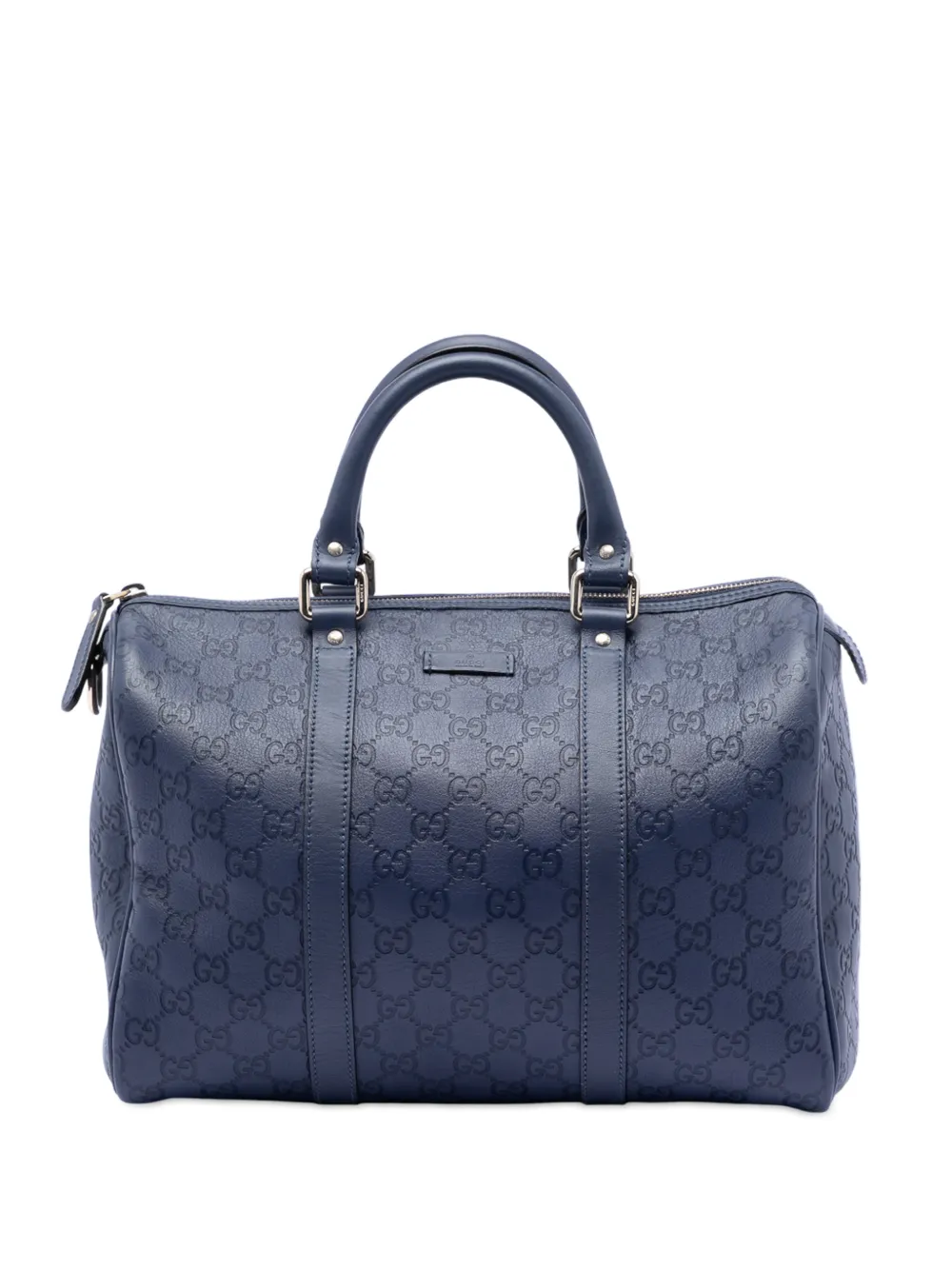 Gucci Pre-Owned Borsa Boston Guccissima Joy media 2016-2025 - Blu