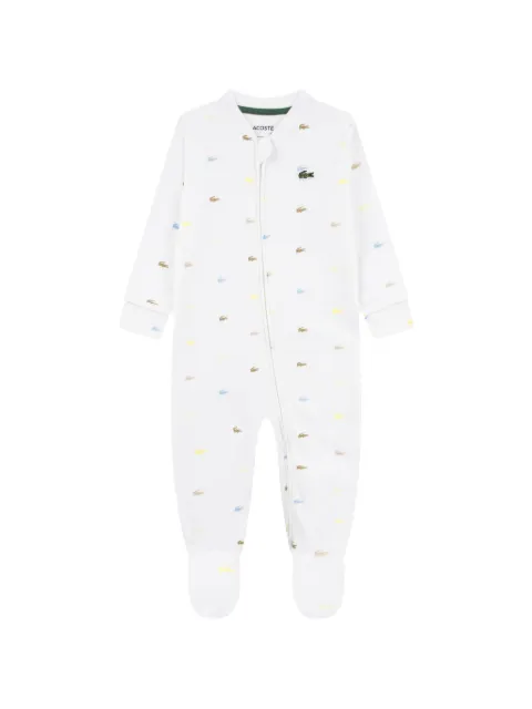 Lacoste Kids embroidered babygrow