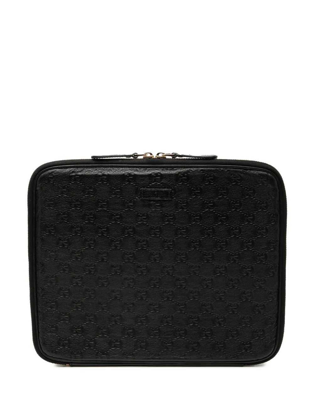 Gucci Pre-Owned 2016-2025 Guccissima Laptop Case clutch bag - Nero