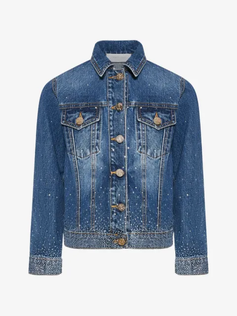 Roberto Cavalli Junior embellished denim jacket