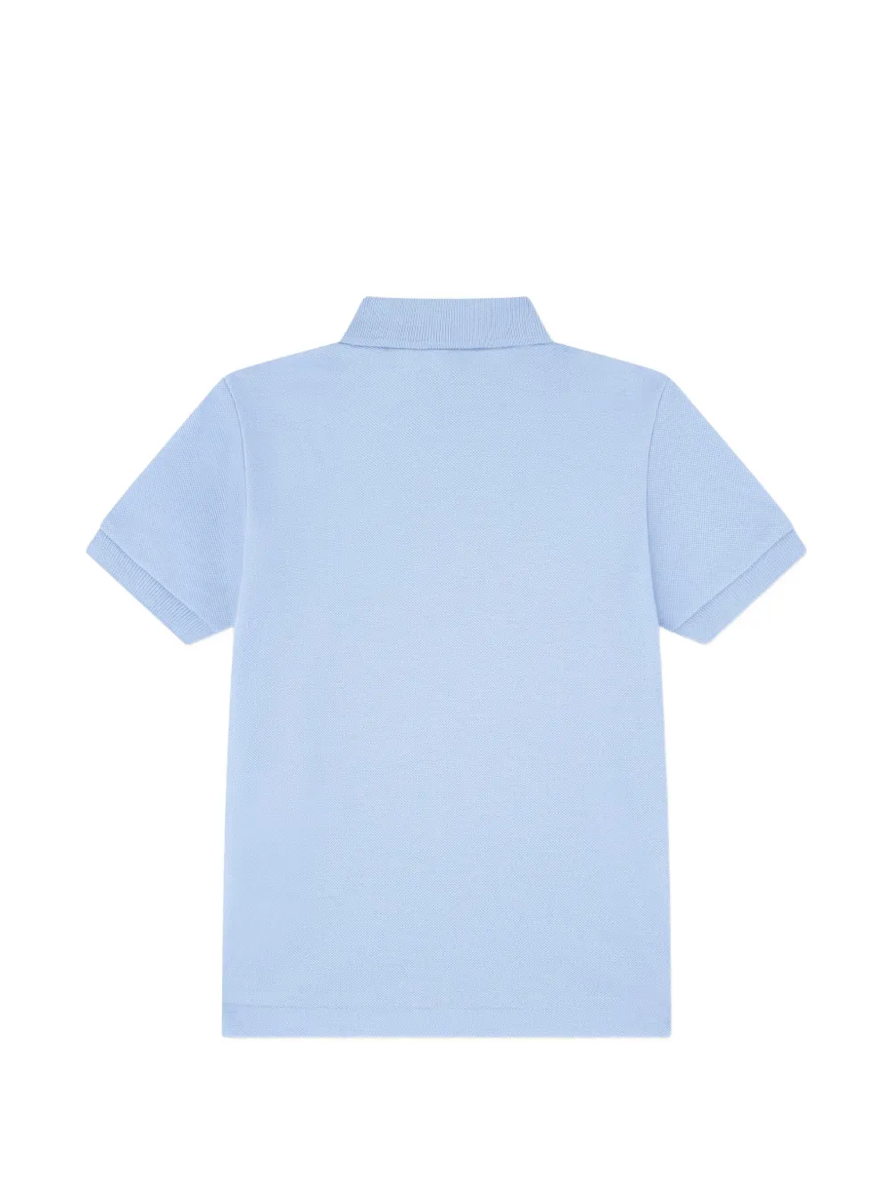 Lacoste Kids Poloshirt met korte mouwen en knoop Blauw