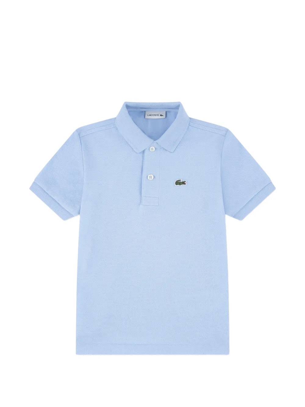 Lacoste Kids button short-sleeve polo shirt - Blu