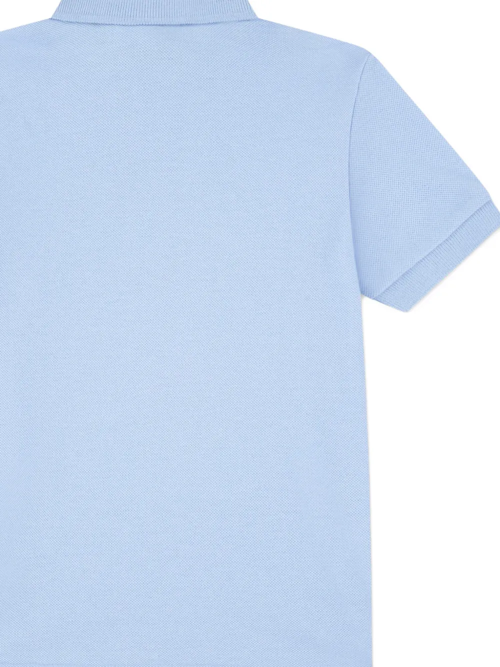 Lacoste Kids Poloshirt met korte mouwen en knoop Blauw
