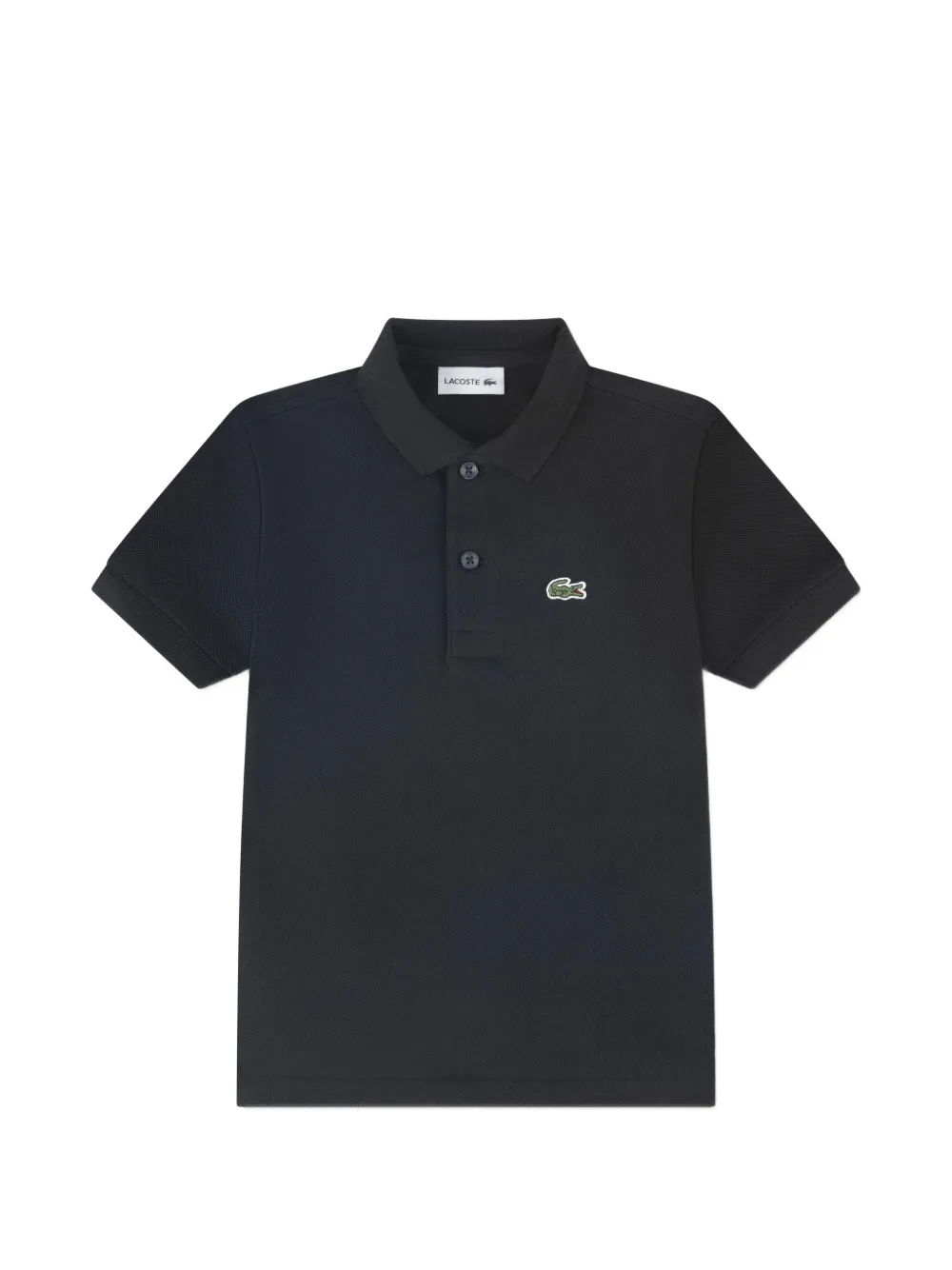 Lacoste Kids buttoned polo shirt - Nero
