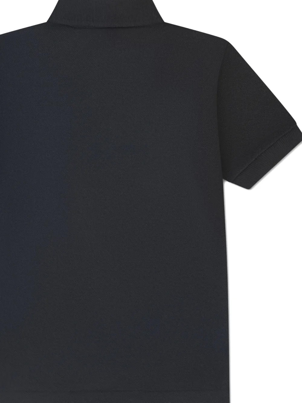 Lacoste Kids Poloshirt met knopen Zwart