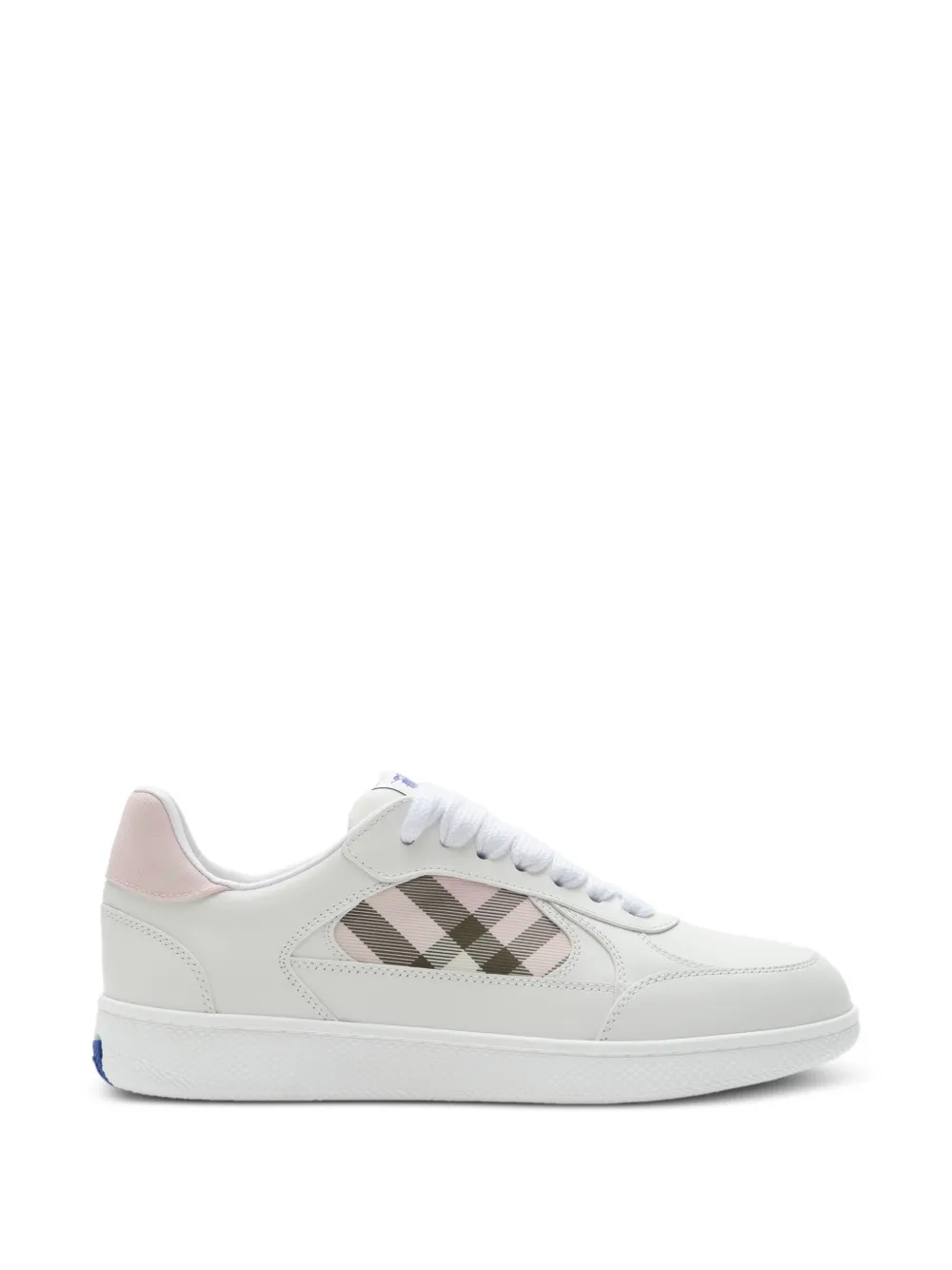 Burberry leather and Check Terrace sneakers​ Wit