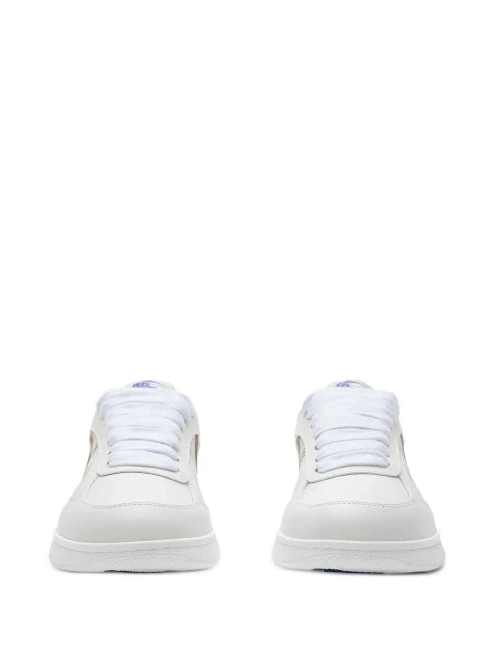 Burberry leather and Check Terrace sneakers​ Wit