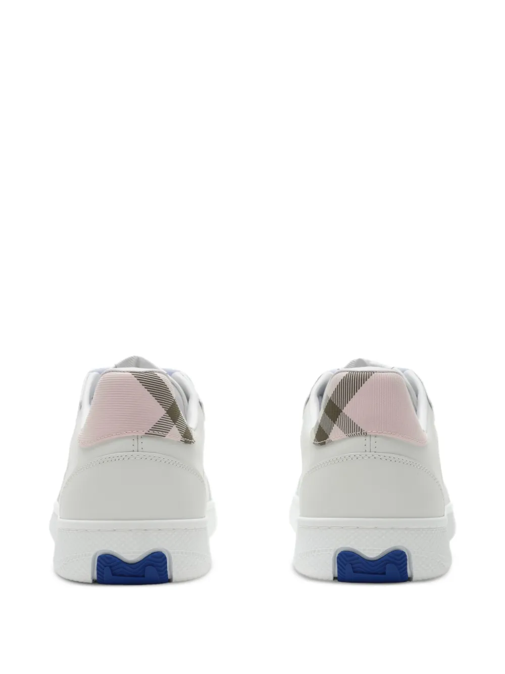 Burberry leather and Check Terrace sneakers​ Wit