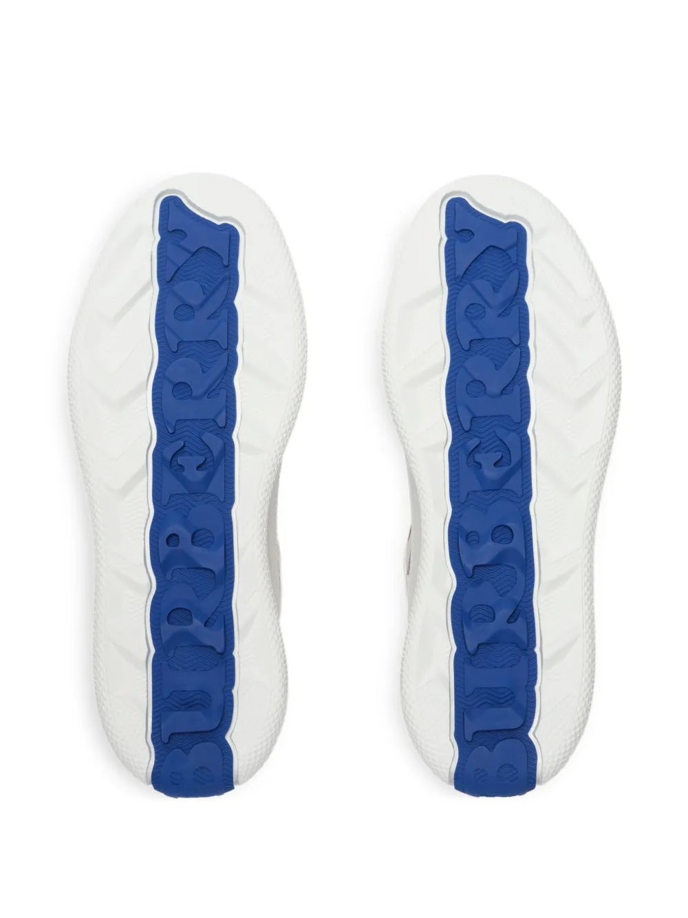 Burberry leather and Check Terrace sneakers​ Wit