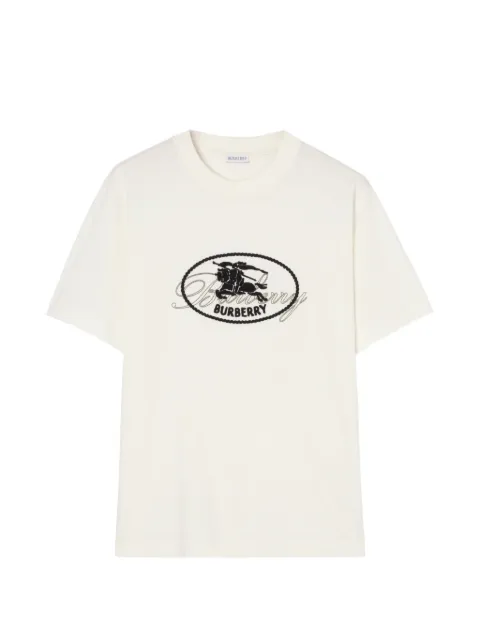 Burberry Knight-stamp cotton t-shirt