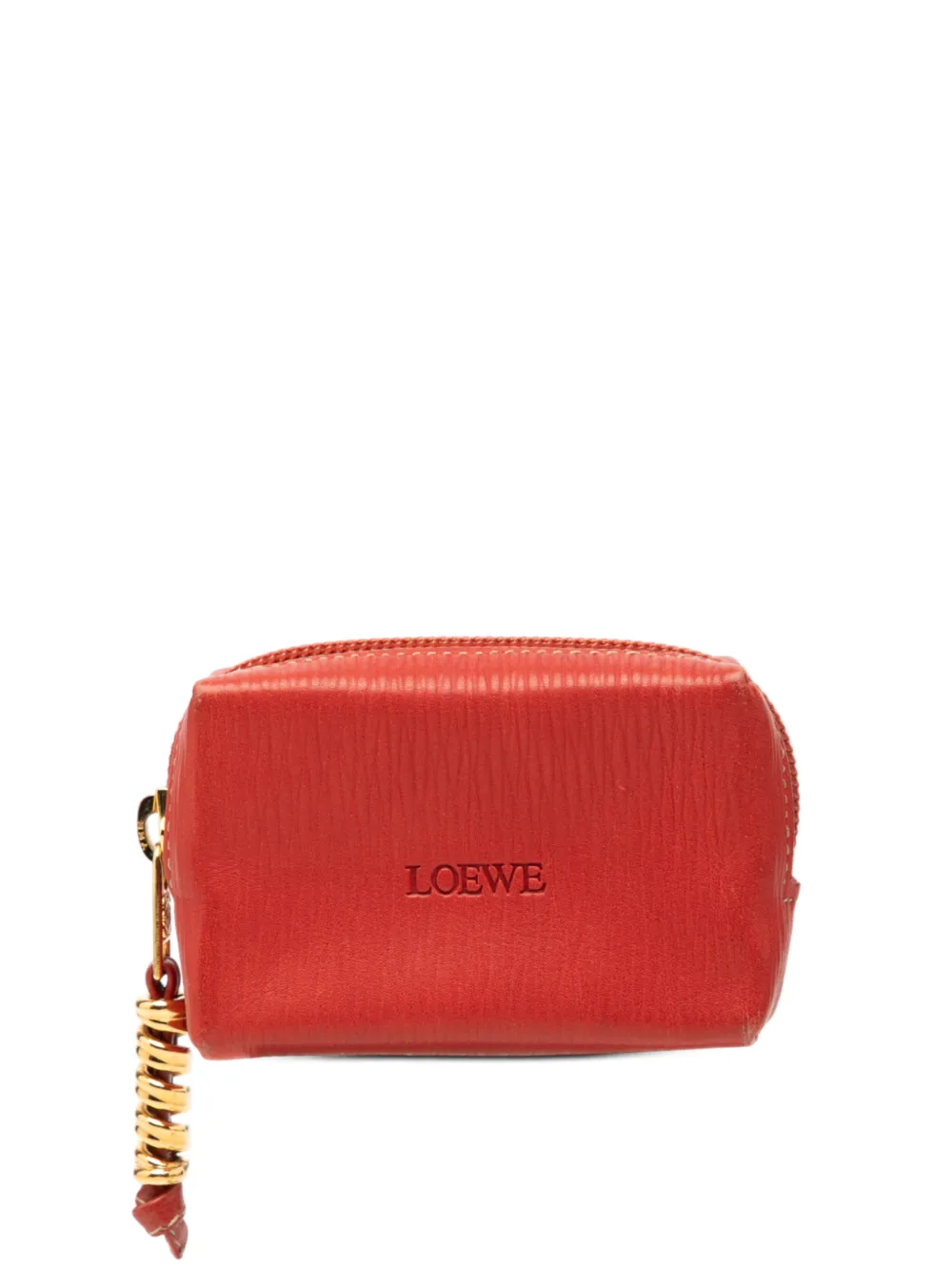 Loewe Pre-Owned Portamonete Velazquez Twist 2000-2026 - Rosso