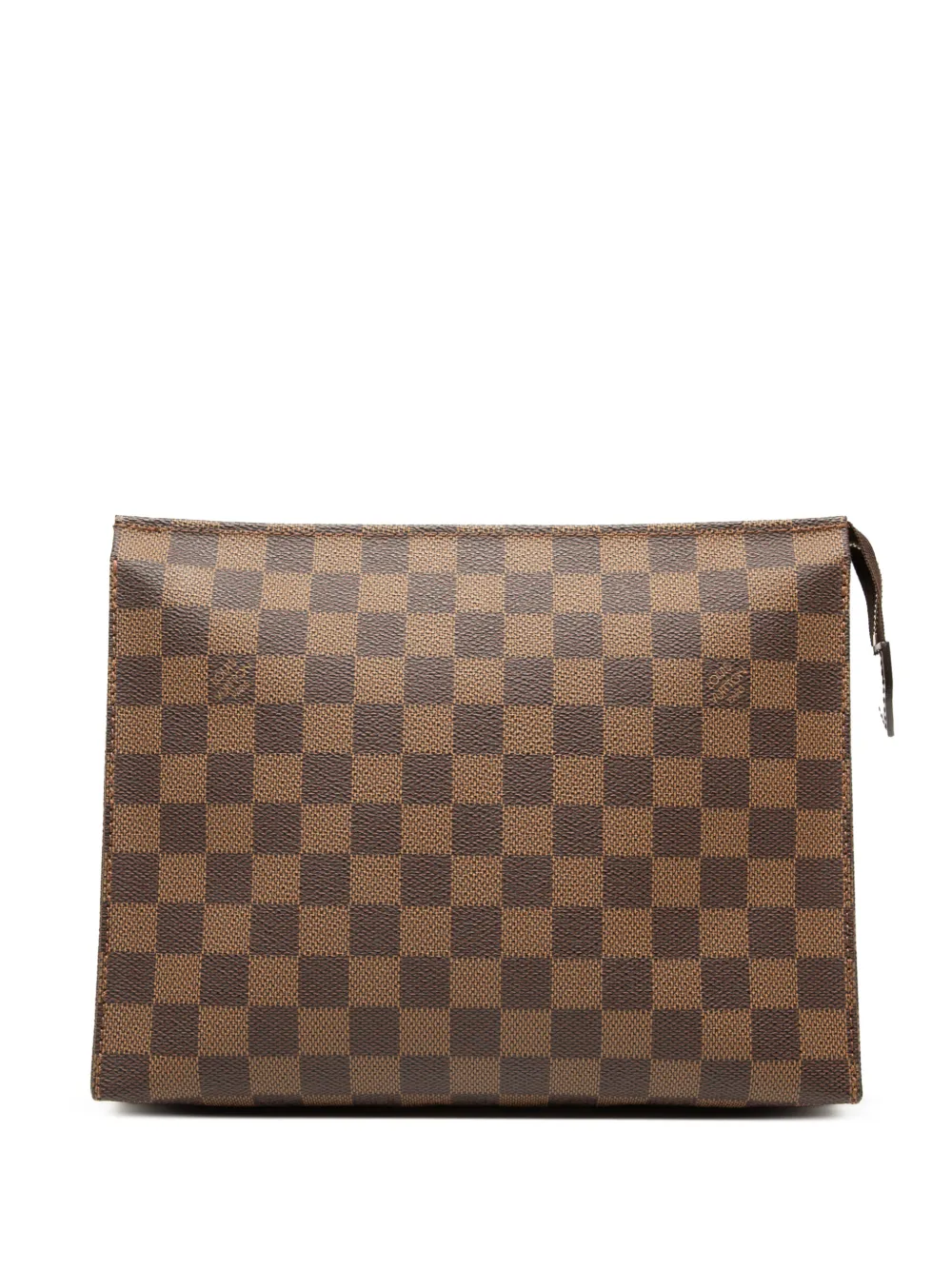 Louis Vuitton Pre-Owned Clutch Toiletry Pouch 26 in tela Damier Ébène 1990-2010 - Marrone