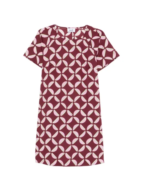 Niu geometric-print mini dress