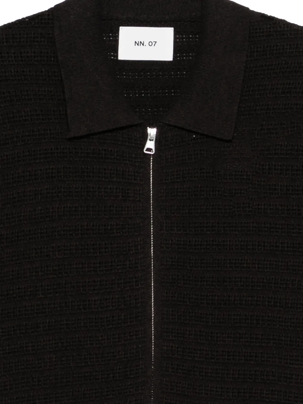 Gustav Collared Zip-Fastening Cardigan